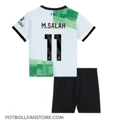 Liverpool Mohamed Salah #11 Barnkläder Borta matchtröja till baby 2023-24 Kortärmad (+ Korta byxor) Billigt